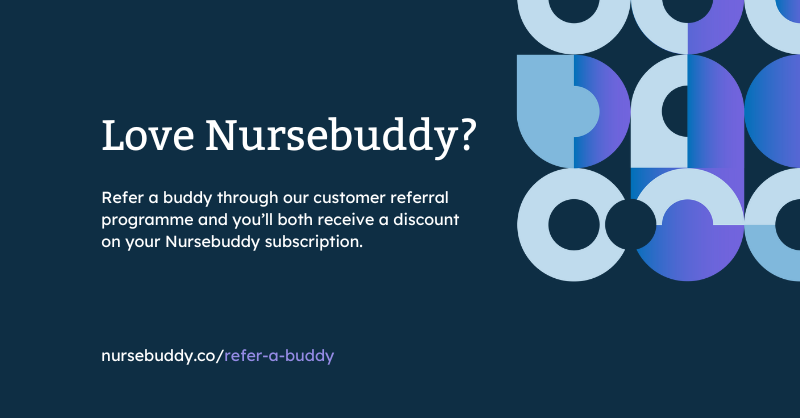 Refer a buddy - Nursebuddy's referral programme